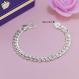 Lắc Tay Bạc Trẻ Em Dây Đơn Truyền Thống