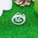 Mặt Dây Chuyền Bạc Nữ Tròn Hình Vương Miện M2412170052
