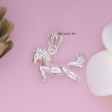 Mặt Dây Chuyền Bạc Cho Bé Hình Con Ngựa Đang Phi Nước Đại M2409270033