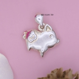Mặt Dây Chuyền Bạc Trẻ Em S990 Hình Con Heo Xinh Xắn Style 1 M2409270017