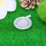 Mặt Dây Chuyền Bạc Nữ S925 Đầu Báo Đính Đá Cá Tính M2409240042
