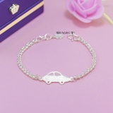 Lắc Tay Bạc Trẻ Em S999 Hình Oto Khắc Tên Theo Yêu Cầu L2410150084