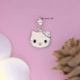 Mặt Dây Chuyền Bạc Trẻ Em Mặt Mèo Kitty Trơn M2409270043