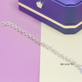 Lắc Tay Bạc Trẻ Em Kiểu Dây Mắt Xích Đôi  Mắt Tròn L2410150063