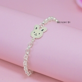 Lắc Tay Bạc Trẻ Em Hình Mặt Thỏ Dễ Thương L2410150047