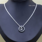 Mặt Dây Chuyền Bạc Nữ Tròn Hình Vương Miện M2412170052