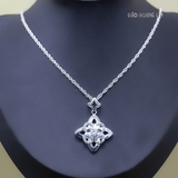 Mặt Dây Chuyền Bạc Nữ Hoa 4 Cánh Móc Ngôi Sao Xinh Xắn M2412170068