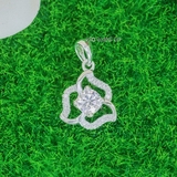 Mặt Dây Chuyền Bạc Nữ Hoa 3 Cánh Nhỏ Xinh M2412170074