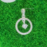 Mặt Dây Chuyền Bạc Nữ Tròn Đá Chuyển Động  M2412170044