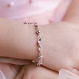 Lắc Tay Bạc Trẻ Em Kiểu Sợi Xoắn Nhỏ L2410150067