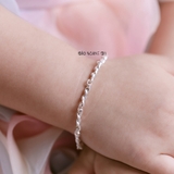 Lắc Tay Bạc Trẻ Em Kiểu Sợi Xoắn Nhỏ L2410150066