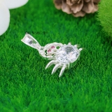 Mặt Dây Chuyền Bạc Nữ Hình Con Cua Mang Phong Cách Cá Tính