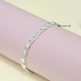 Lắc Tay Bạc Ta Mắt Dẹt Nike Thanh Lịch L2410160048