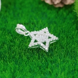 Mặt Dây Chuyền Bạc Nữ Ngôi Sao 5 Cánh Đá Lấp Lánh M2412170083
