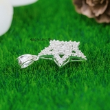 Mặt Dây Chuyền Bạc Nữ Ngôi Sao 5 Cánh Đá Lấp Lánh M2412170083