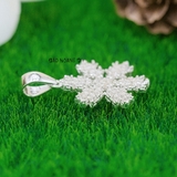 Mặt Dây Chuyền Bạc Nữ Hình Bông Tuyết Style 1 M2412170098
