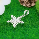 Mặt Dây Chuyền Bạc Nữ Hình Bông Tuyết Style 2 M2412170099