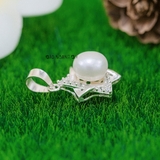 Mặt Dây Chuyền Bạc Nữ Ngôi Sao Ngọc Trai Xinh Xắn M2412170109