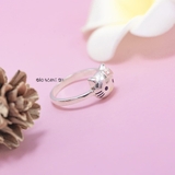 Nhẫn Bạc Trẻ Em Hình Mặt Mèo Kitty N2409030039