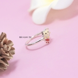 Nhẫn Bạc Trẻ Em Hình Mèo Kitty