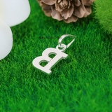 Mặt Dây Chuyền Bạc Trẻ Em Chữ Cái Trơn