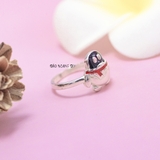 Nhẫn Bạc Trẻ Em Hình Con Chim Cánh Cụt
