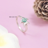 Nhẫn Bạc Trẻ Em Hình Con Cá Xinh Xắn N2409030050