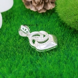 Mặt Dây Chuyền Bạc Nữ Kiểu Xoáy Cách Điệu Tinh Tế M2412170092