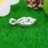 Mặt Dây Chuyền Bạc Nữ Kiểu Xoáy Cách Điệu Tinh Tế M2412170092