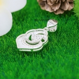 Mặt Dây Chuyền Bạc Nữ Kiểu Xoáy Cách Điệu Tinh Tế M2412170092