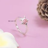 Nhẫn Bạc Trẻ Em Hình Con Cá Xinh Xắn N2409030052