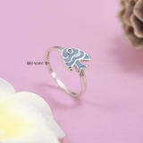 Nhẫn Bạc Trẻ Em Hình Con Cá Xinh Xắn N2409030053