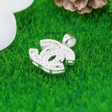Mặt Dây Chuyền Bạc Nữ Chữ X Đính Đá Nhiều Style