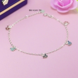 Lắc Chân Bạc Nữ S925 Cánh Bướm Nhiều Màu Sắc Nhỏ Xinh L2410140053