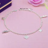 Lắc Chân Bạc Nữ S990 Nguyên Chất Hình Lá Cọ Nhỏ Xinh L2410140031