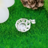 Mặt Dây Chuyền Bạc Nữ Đá Oval Nổi Bật M2412170028
