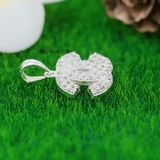 Mặt Dây Chuyền Bạc Nữ Chữ X Đính Đá Nhiều Style