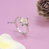 Nhẫn Bạc Trẻ Em Hình Sao Biển Màu Hồng N2409040056