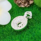 Mặt Dây Chuyền Bạc Nữ Thiết Kế Kiểu Nhiều Vòng Tròn Bắt Mắt M2412170027