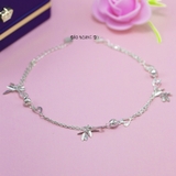 Lắc Chân Bạc Nữ S925 Thiết Kế Mang Đậm Nét Tình Yêu Với Bóng Đá L2410140028