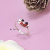 Nhẫn Bạc Trẻ Em Mặt Con Ếch Dễ Thương N2409030075