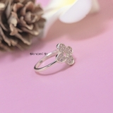 Nhẫn Bạc Trẻ Em Hình Bông Hoa Đính Đá N2409040038