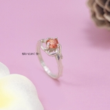 Nhẫn Bạc Trẻ Em Gắn Đá Màu Cam N2409040062