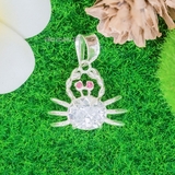 Mặt Dây Chuyền Bạc Nữ Hình Con Cua Mang Phong Cách Cá Tính