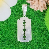 Mặt Dây Chuyền Bạc Nữ Hình Lưỡi Lam Cá Tính M2412170048
