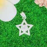 Mặt Dây Chuyền Bạc Nữ Ngôi Sao 5 Cánh Đá Lấp Lánh M2412170083