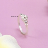 Nhẫn Bạc Trẻ Em Hình Hoa Mai N2409040039