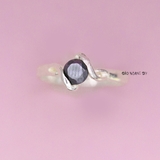 Nhẫn Bạc Trẻ Em Gắn Đá Màu Đen N2409040066