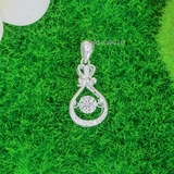 Mặt Dây Chuyền Bạc Nữ Đá Chuyển Động Sáng Tạo M2412170040