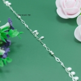 Lắc Chân Bạc Nữ S925 Thiết Kế Kiểu 3 Chiếc Lá Xinh Xắn L2410150029